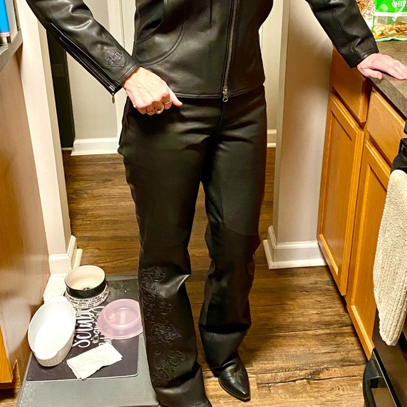 Harley jacket with matching pants - Picture 11 of 12